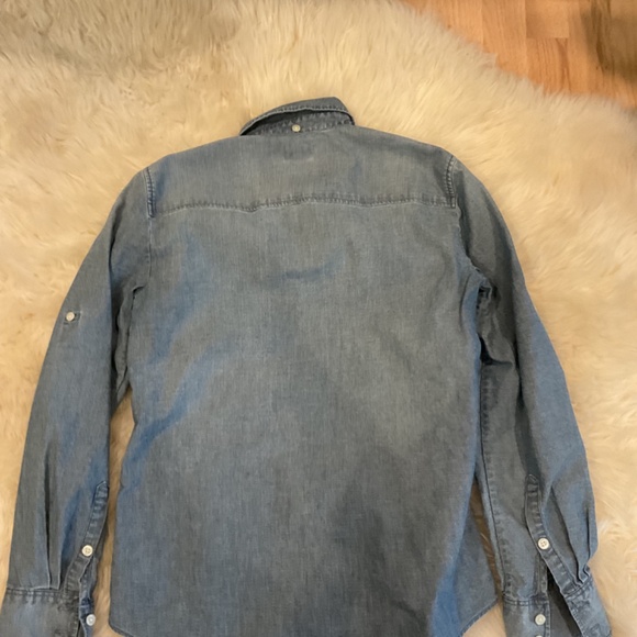 J Crew Factory Size XS Jean Shirt - Picture 4 of 6